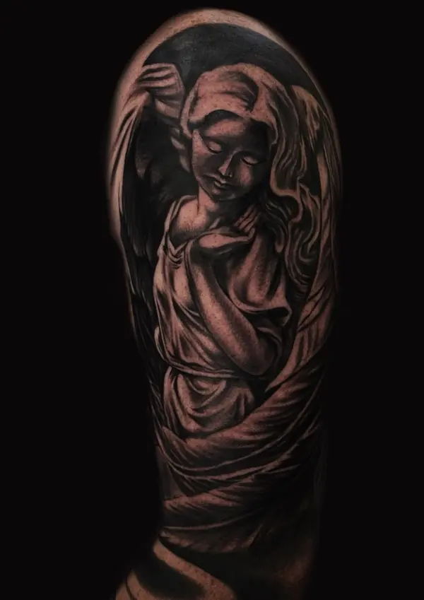 Black and grey tattoo by Gwen — Pattaya tattoo studio, photo 13
