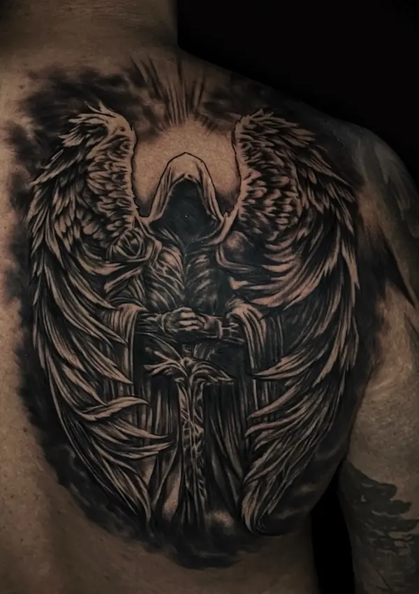 Black and grey tattoo by Gwen — Pattaya tattoo studio, photo 15