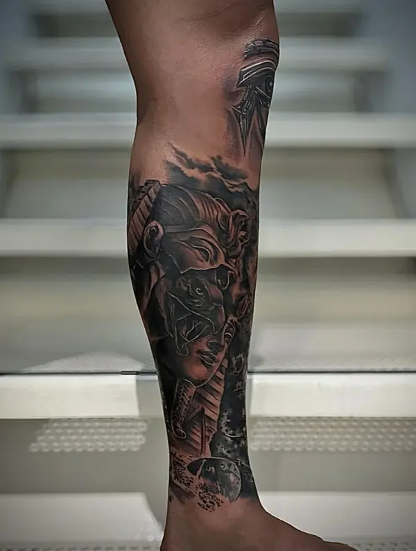 Black and grey tattoo by Gwen — Pattaya tattoo studio, photo 16