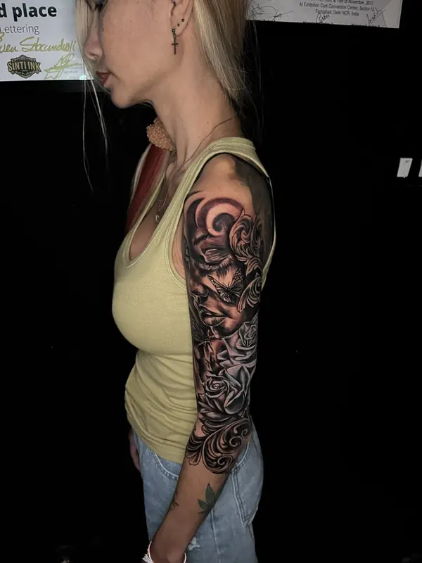 Cover-up tattoo by Gwen — Pattaya tattoo studio, photo 9