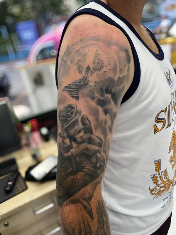 Healed tattoo by Gwen — Pattaya tattoo studio, photo 3