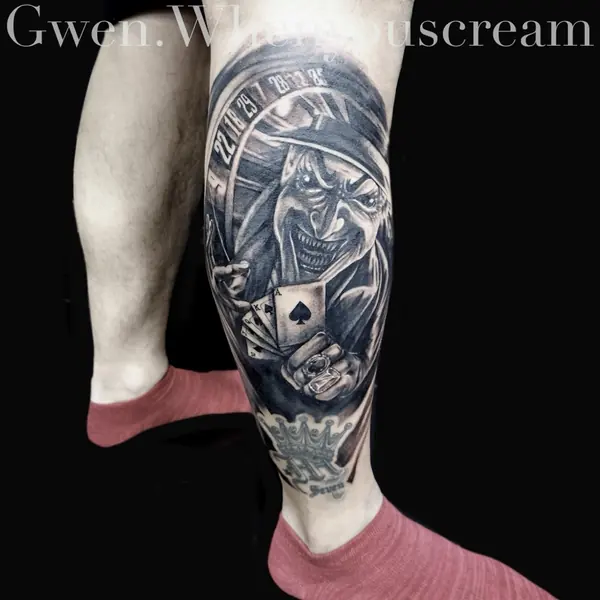 Black and grey tattoo by Gwen — Pattaya tattoo studio, photo 2
