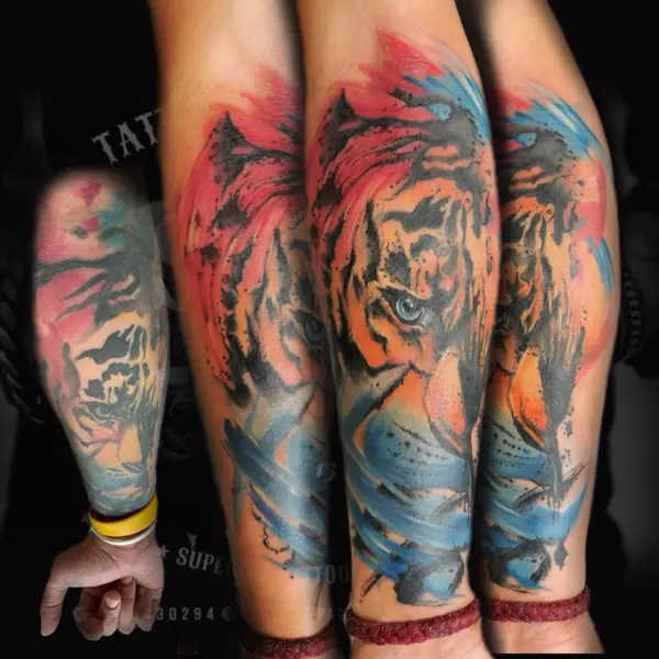 Colour tattoo by Gwen — Pattaya tattoo studio, photo 5