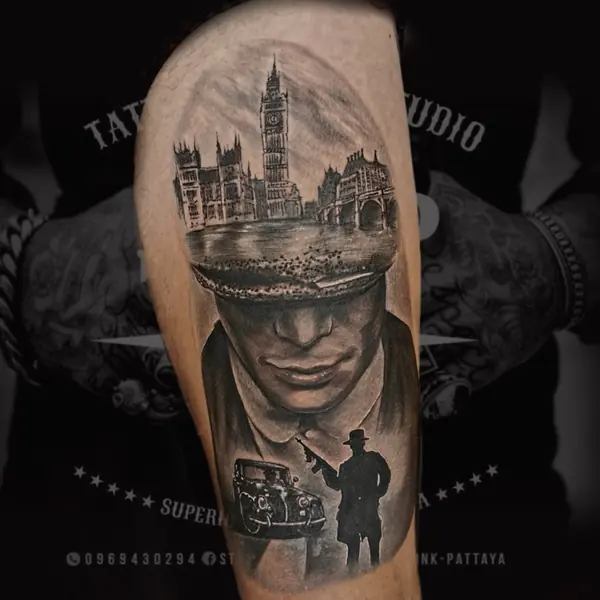 Cover-up tattoo by Gwen — Pattaya tattoo studio, photo 3