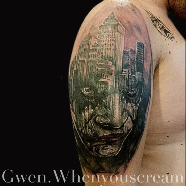 Cover-up tattoo by Gwen — Pattaya tattoo studio, photo 7